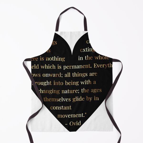 Item preview, Ovid Quote Gold Gradient In Heart designed and sold by TheIconSmith.