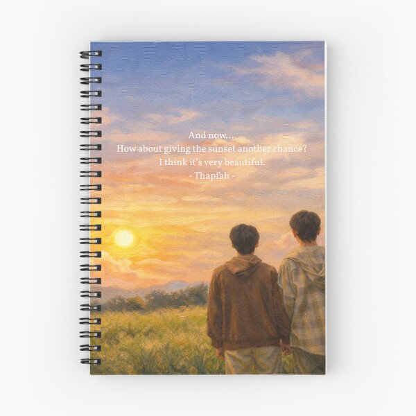 Item preview, JimmySea Magic Prophecy – BL Drama Inspired Sunset Couple Art | Dreamy Romantic Painting designed and sold by Meiyi Digitals Co.