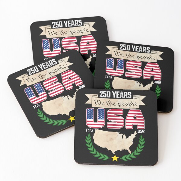 Item preview, USA 250 Years Anniversary Map and Laurel Wreath designed and sold by Conpo.