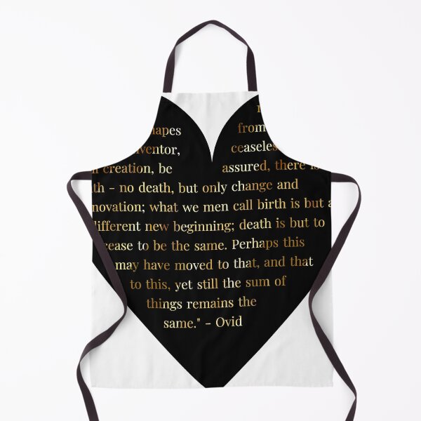 Item preview, Ovid Quote Gold Gradient In Heart designed and sold by TheIconSmith.