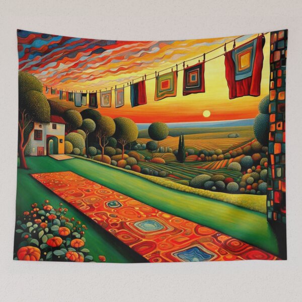 Item preview, The Laundry Line designed and sold by George Hutton Hunter.