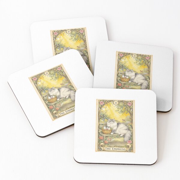 Item preview, The Empress Cat Tarot Card Vintage Art designed and sold by PictorialWhimsy.