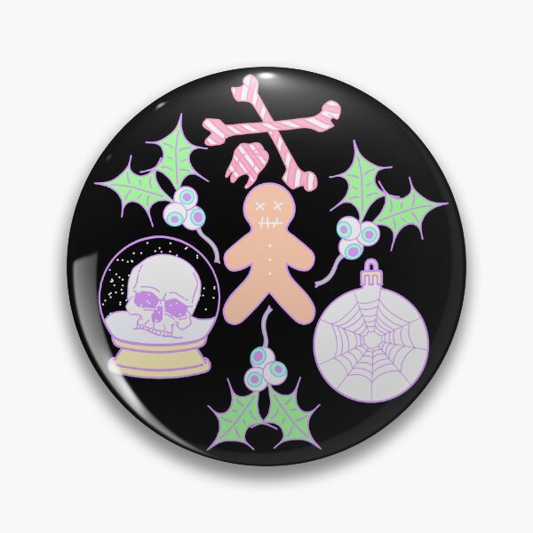 Item preview, Alternative Themed Christmas Pattern designed and sold by kitschandkawaii.