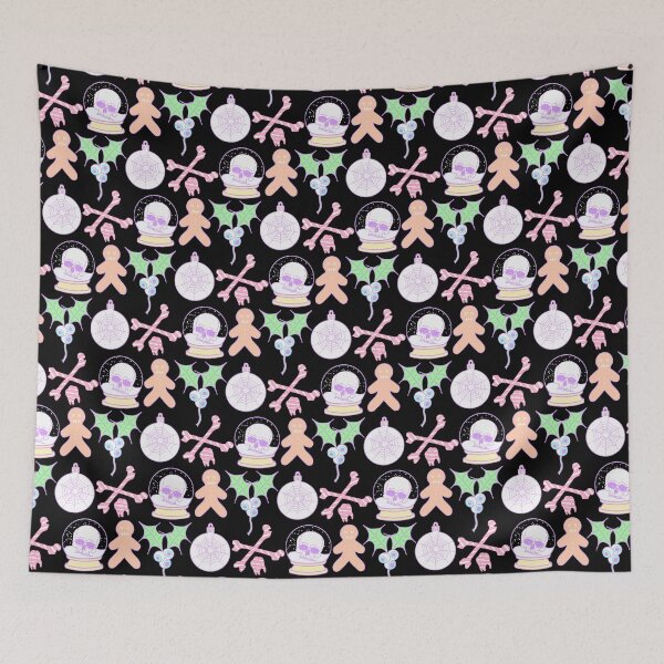 Item preview, Alternative Themed Christmas Pattern designed and sold by kitschandkawaii.