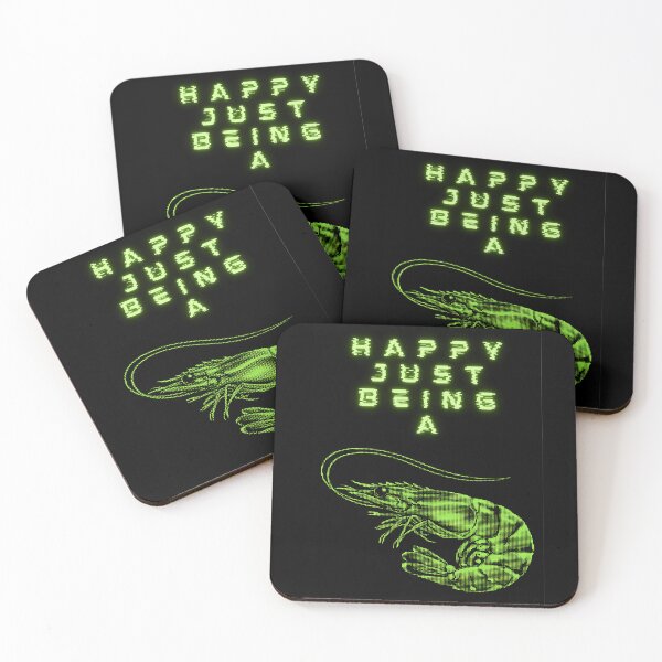 Item preview, Happy Just Being A Prawn designed and sold by INTERNET PICNIC.