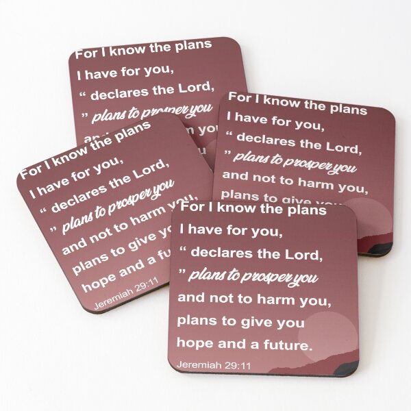Item preview, Jeremiah 29:11 | Jesus Scripture quote | Motivational Bible Verse  designed and sold by subarashii11.