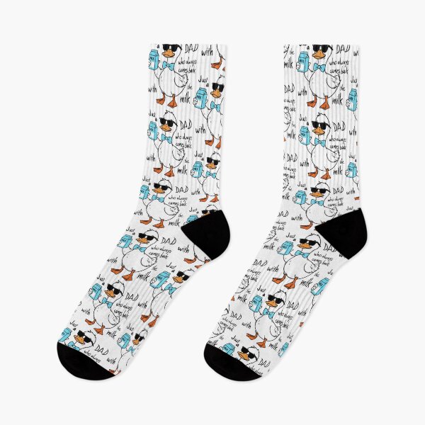 Item preview, Just A Dad Who Always Came Back With The Milk Duck Father's Day designed and sold by jakaun.