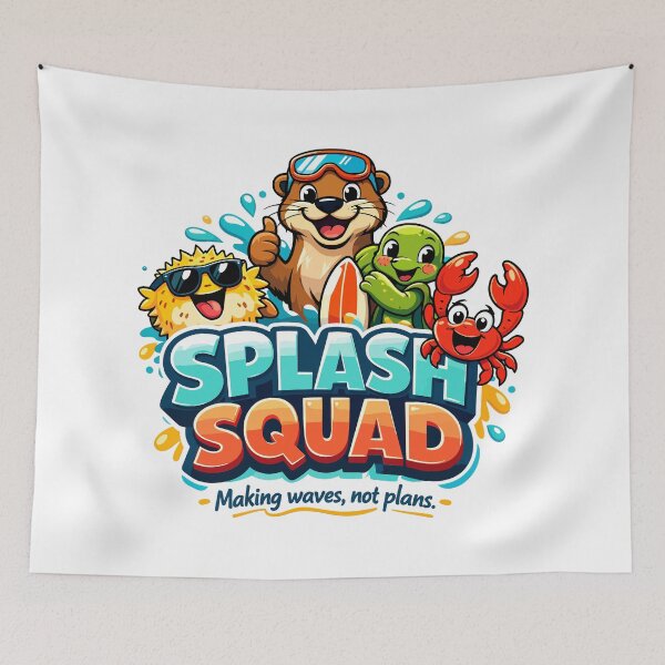 Item preview, Splash Squad – Making Waves Not Plans designed and sold by WildlifeInc.