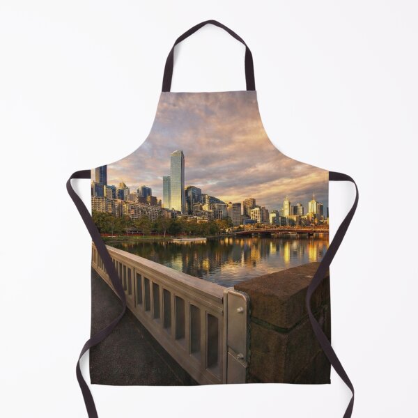 Item preview, Golden Reflections — Melbourne on the Yarra designed and sold by SmashedApples.