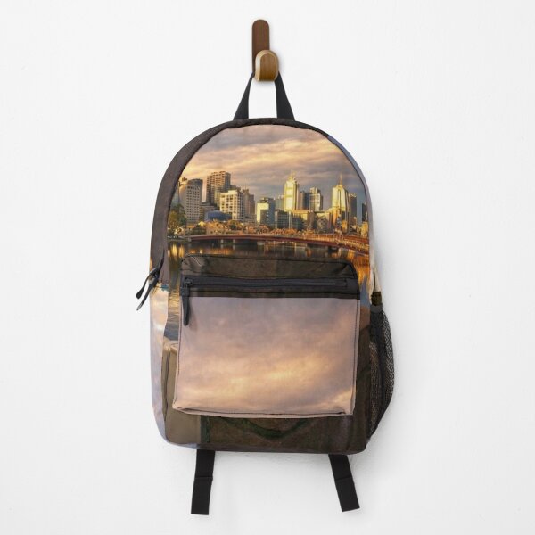 Item preview, Golden Reflections — Melbourne on the Yarra designed and sold by SmashedApples.