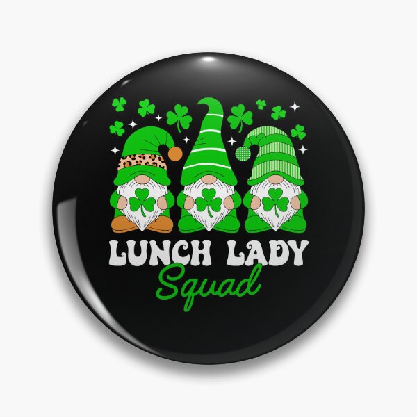 Item preview, Lunch Lady Squad St Patricks Day Gnomes designed and sold by KroghDs.