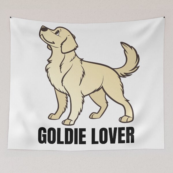 Item preview, Goldie Lover Dog T-Shirt Design designed and sold by Pawcrafted.
