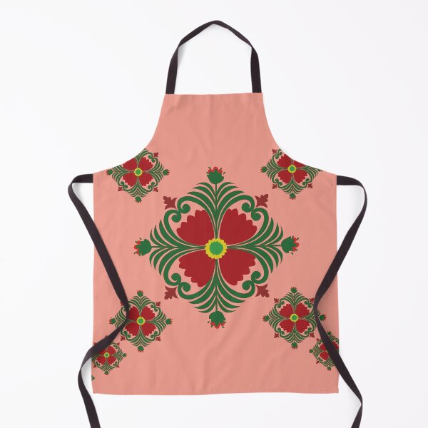 Item preview, Thai Floral Geometry on Blush Pink Background designed and sold by OIL Pattern Design .