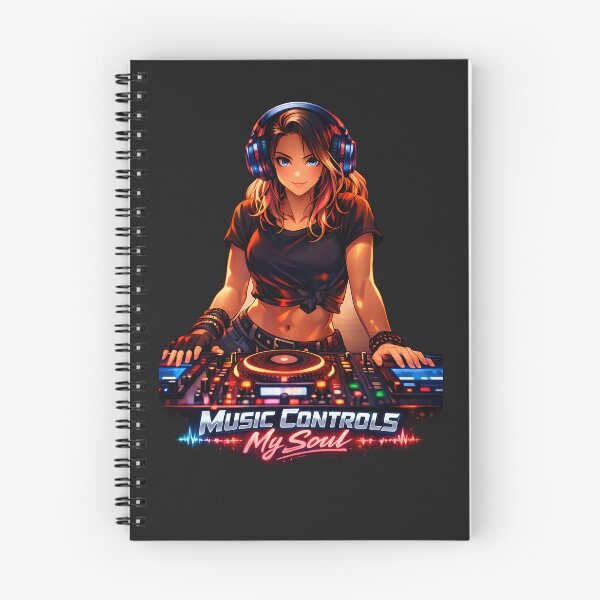Item preview, Anime DJ Queen – Neon Night Energy designed and sold by Les-Ink-Studio.