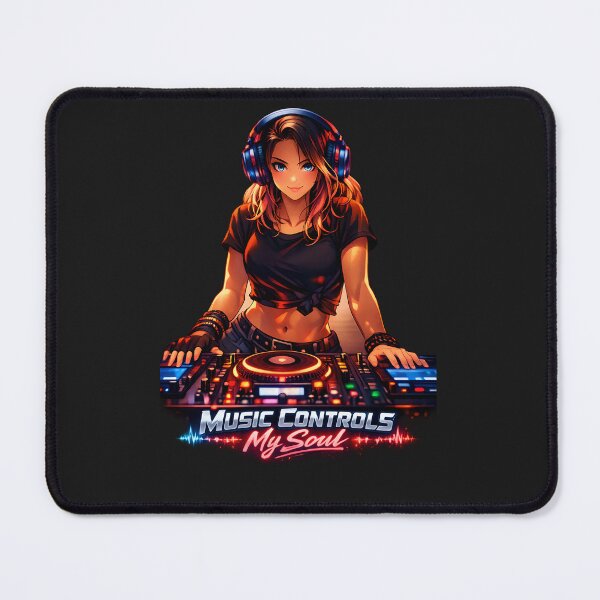 Item preview, Anime DJ Queen – Neon Night Energy designed and sold by Les-Ink-Studio.