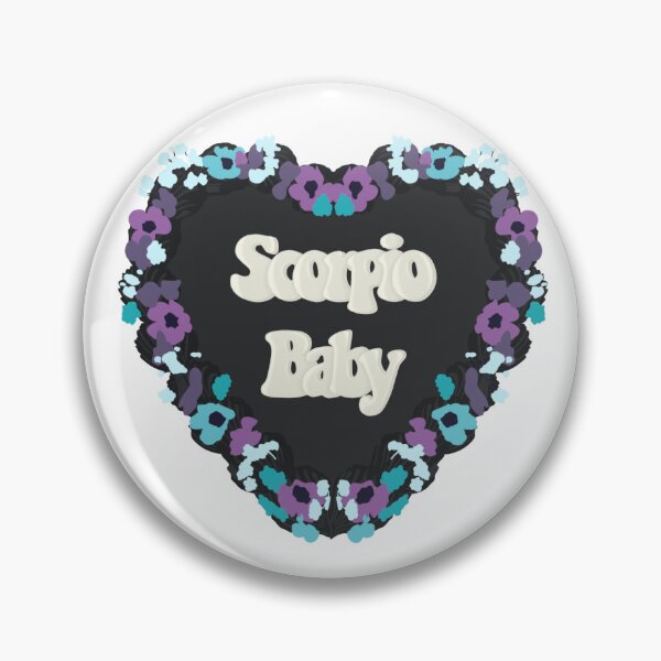 Item preview, Scorpio Baby Star Sign Love Heart Birthday Cake designed and sold by FreeOrca.