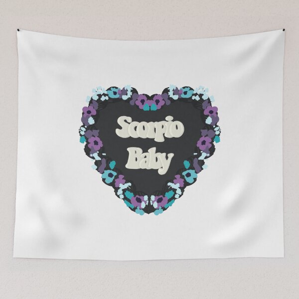 Item preview, Scorpio Baby Star Sign Love Heart Birthday Cake designed and sold by FreeOrca.