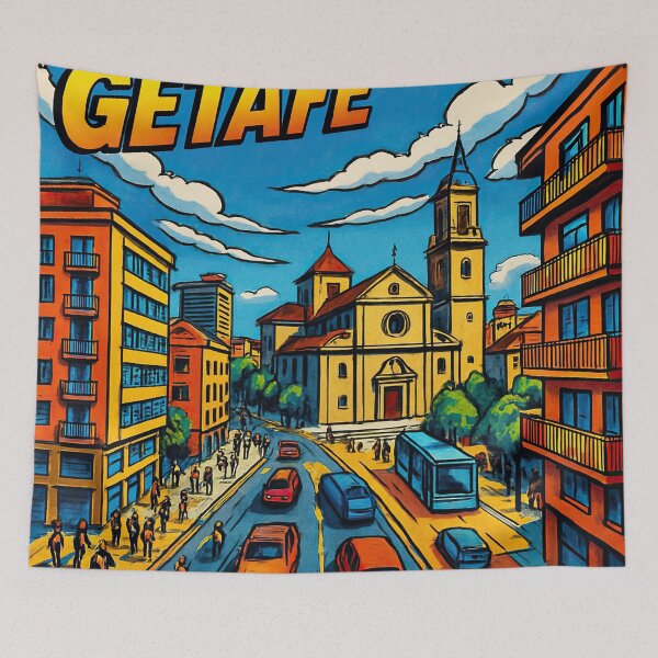 Item preview, Getafe, city | Comics stylCartoone -  designed and sold by ComicsFactory.