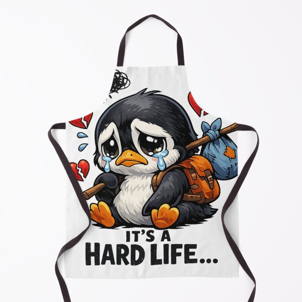Item preview, Sad Penguin – It’s a Hard Life designed and sold by NAVOZKA.
