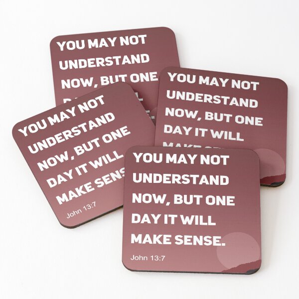 Item preview, John 13:7 | Jesus Scripture quote | Motivational Bible Verse  designed and sold by subarashii11.
