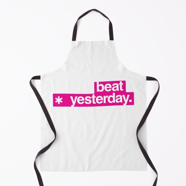Item preview, Beat Yesterday: Your Daily Motivation - Pink color designed and sold by GregInJapanShop.