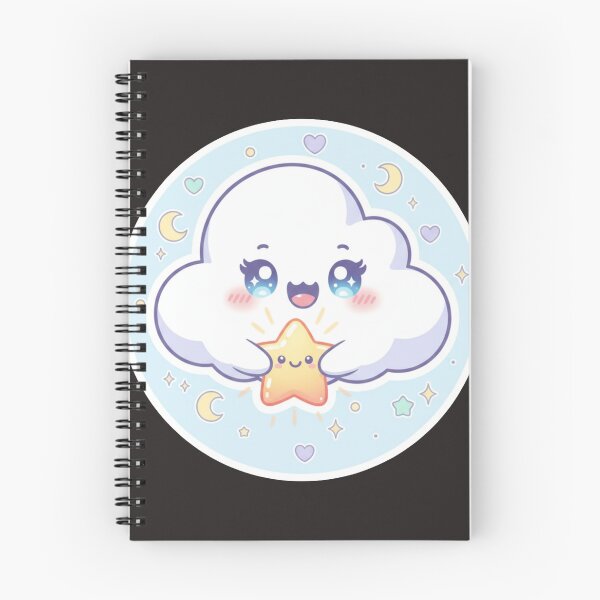Item preview, Kawaii collection: cute cloud with shining star?☁️ designed and sold by Bittor18.