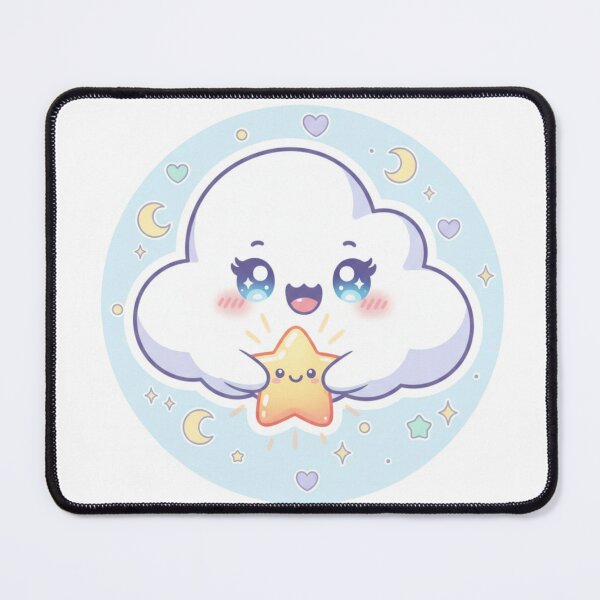 Item preview, Kawaii collection: cute cloud with shining star?☁️ designed and sold by Bittor18.