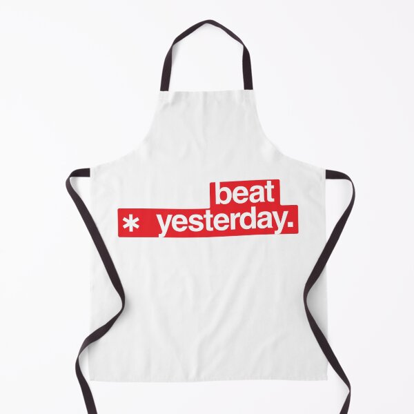 Item preview, Beat Yesterday: Your Daily Motivation - Red color designed and sold by GregInJapanShop.