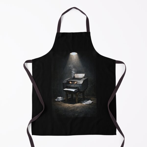 Item preview, Angry Printer – Office Rage Dark Humor Art designed and sold by MirAgency.