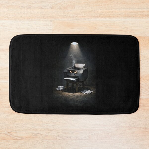 Item preview, Angry Printer – Office Rage Dark Humor Art designed and sold by MirAgency.