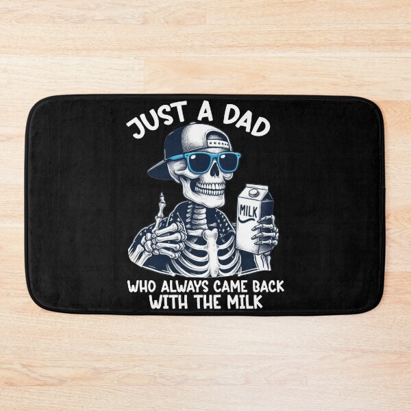 Item preview, Just a Dad Who Always Came Back With The Milk Skeleton Father's Day designed and sold by jakaun.
