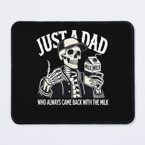 Item preview, Just a Dad Who Always Came Back With The Milk Skeleton Funny Dad for Men designed and sold by jakaun.