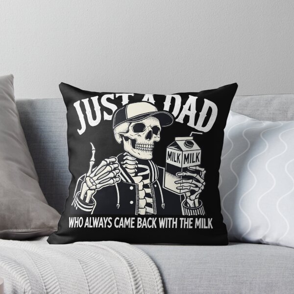 Item preview, Just a Dad Who Always Came Back With The Milk Skeleton Funny Dad for Men designed and sold by jakaun.