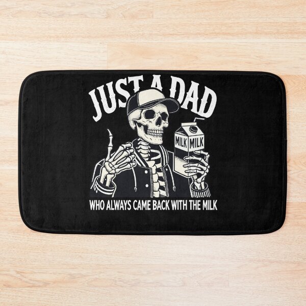 Item preview, Just a Dad Who Always Came Back With The Milk Skeleton Funny Dad for Men designed and sold by jakaun.