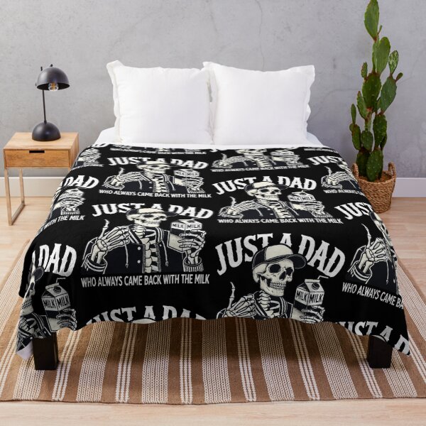 Item preview, Just a Dad Who Always Came Back With The Milk Skeleton Funny Dad for Men designed and sold by jakaun.