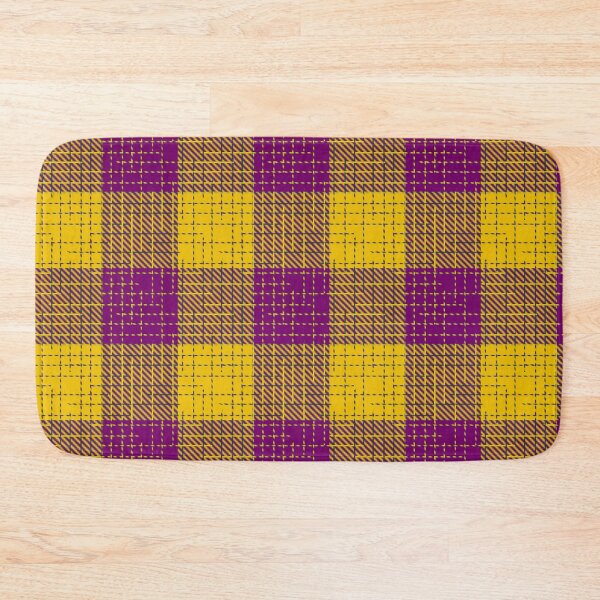Item preview, Yellow and Purple Crosshatch Plaid Gingham Design  designed and sold by PatternTitan.