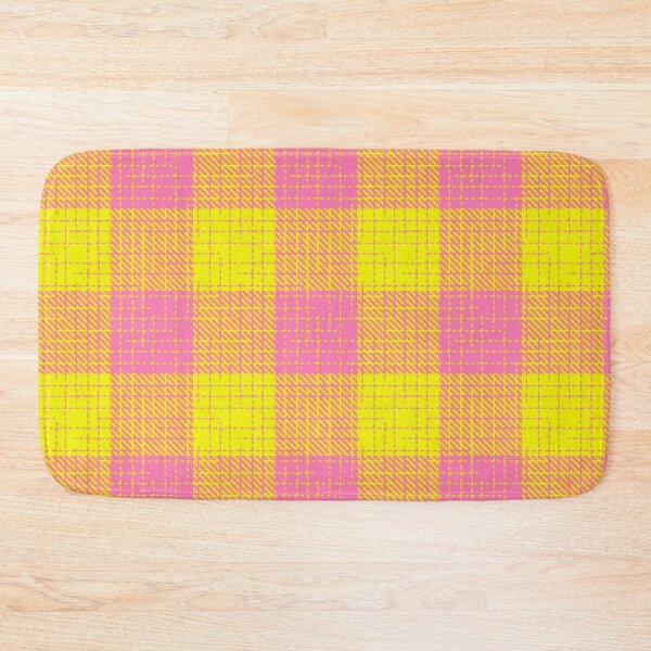 Item preview, Yellow and Pink Crosshatch Plaid Gingham Design  designed and sold by PatternTitan.