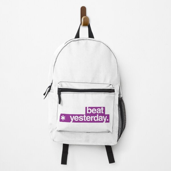 Item preview, Beat Yesterday: Your Daily Motivation - Purple color designed and sold by GregInJapanShop.