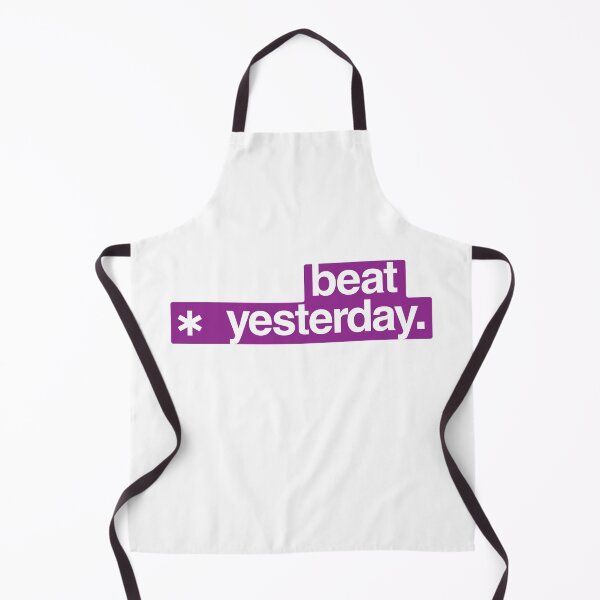 Item preview, Beat Yesterday: Your Daily Motivation - Purple color designed and sold by GregInJapanShop.