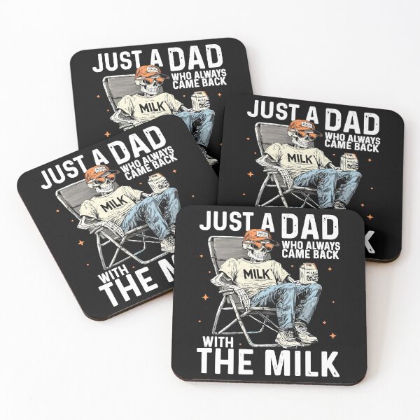 Item preview, Father's Day Just A Dad Who Always Came Back with The Milk Skeleton designed and sold by jakaun.