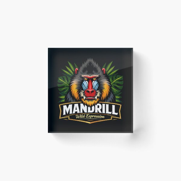 Item preview, Mandrill Primate – Wild Expression and Color Display designed and sold by WildlifeInc.