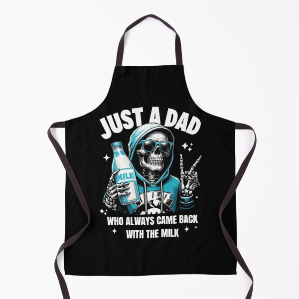Item preview, Just A Dad Who Always Came Back With The Milk Skeleton designed and sold by jakaun.