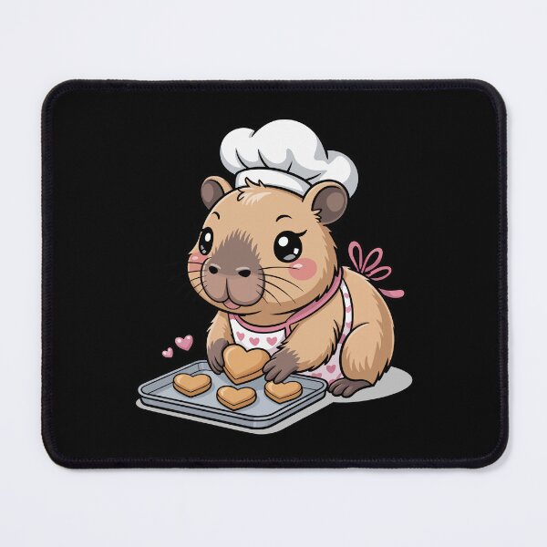 Item preview, Capybara Chef Baking Cookies designed and sold by jkrphoto.