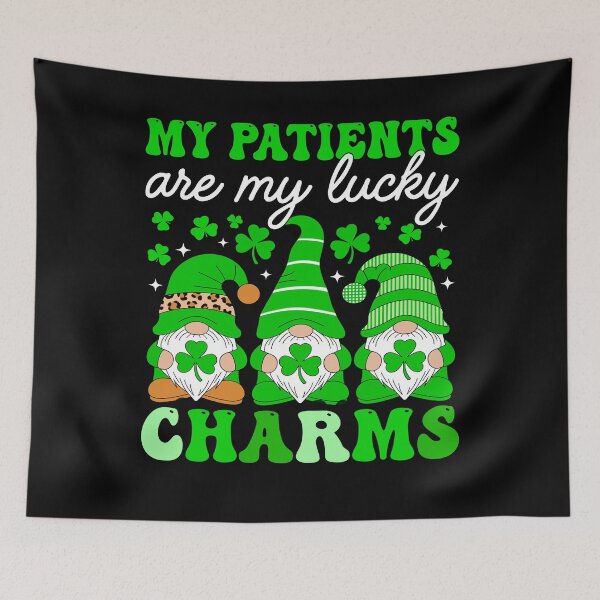 Item preview, St Patrick's Day Gnome Nurse designed and sold by KroghDs.