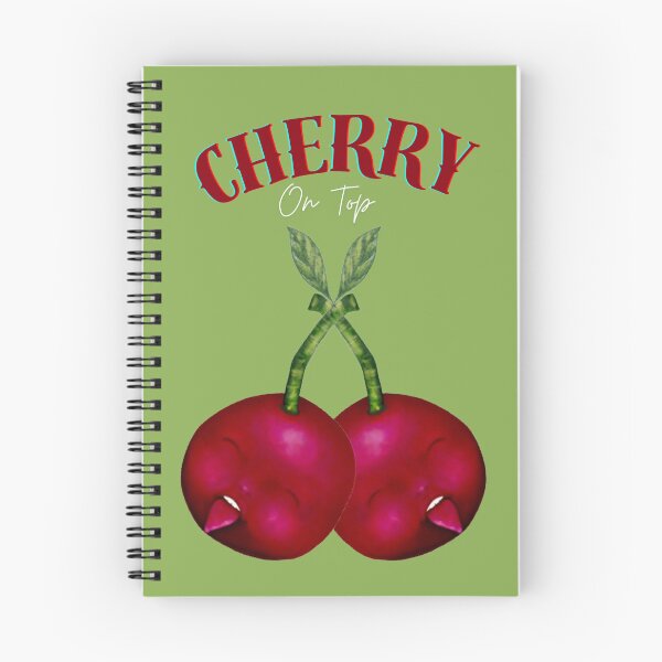 Item preview, Red and Green Cherries On Top, stick out tongue. Cheeky Cherry  designed and sold by Erika Castricum.