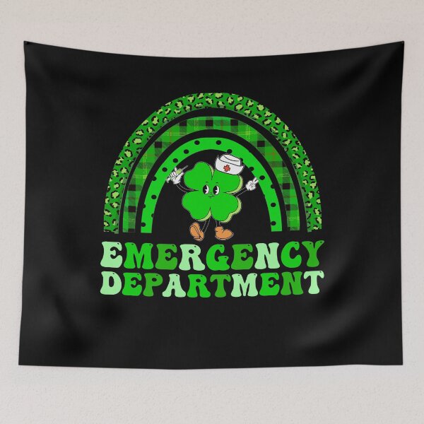 Item preview, Emergency Department St Patricks Day ER Nurse designed and sold by KroghDs.