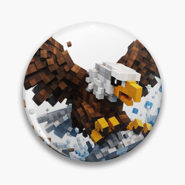 Item preview, Eagle Inspired of Minecraft ArtWork designed and sold by FeelTheDrawing.