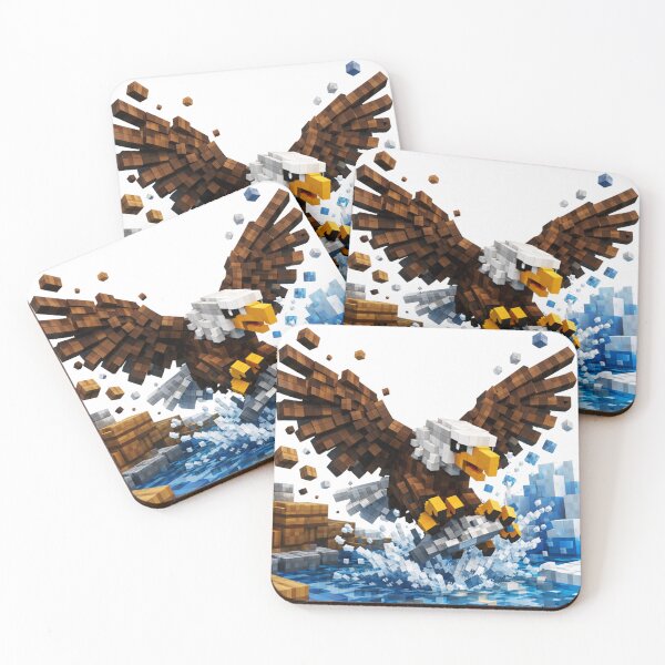 Item preview, Eagle Inspired of Minecraft ArtWork designed and sold by FeelTheDrawing.