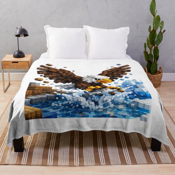 Item preview, Eagle Inspired of Minecraft ArtWork designed and sold by FeelTheDrawing.