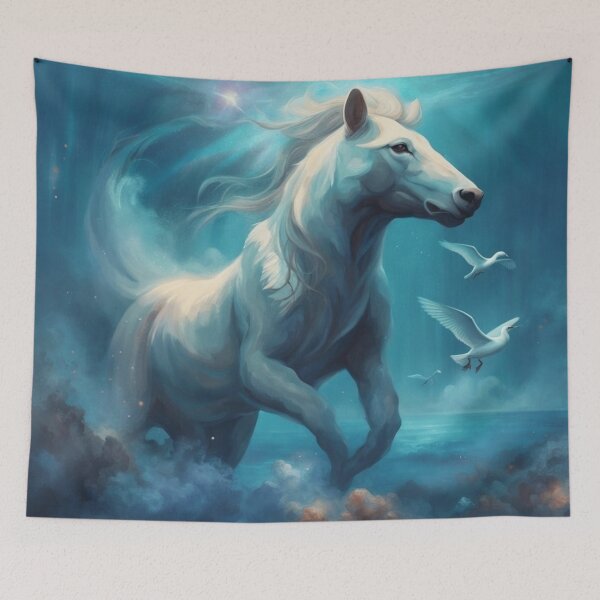 Item preview, The Horse Emerging From the Sea designed and sold by Syrupulse.